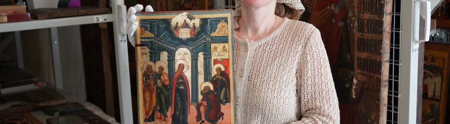  «Секреты хранителя»: Икона XVIII века «Явления Пресвятой Богородицы преподобному Сергию»