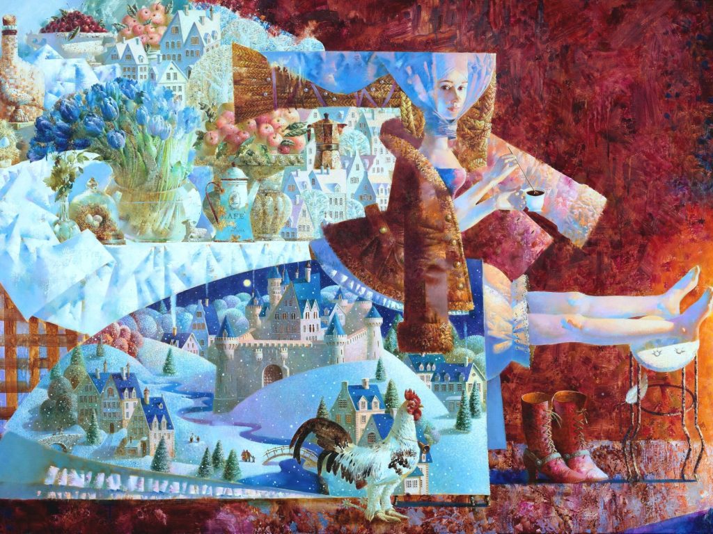 У камина 100х180, 2015